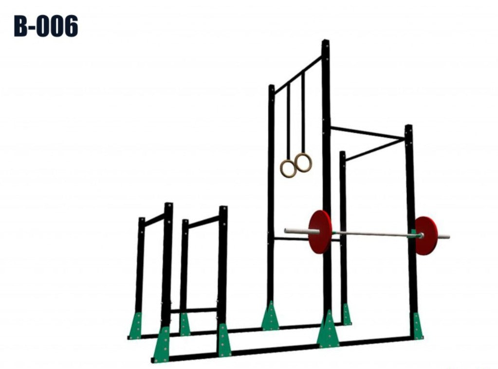 Render técnico de Mini Gym 2.0 Multifuncional B-006
